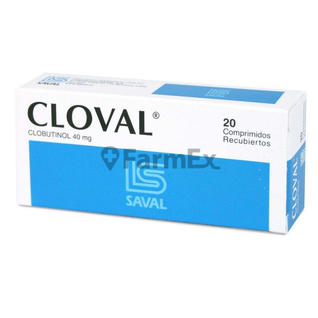 Cloval 40 mg x 20 comprimidos SAVAL